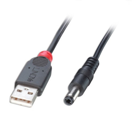 Cavo usb lindy a st dc 5,5/2,5mm st 1,5m [70267]
