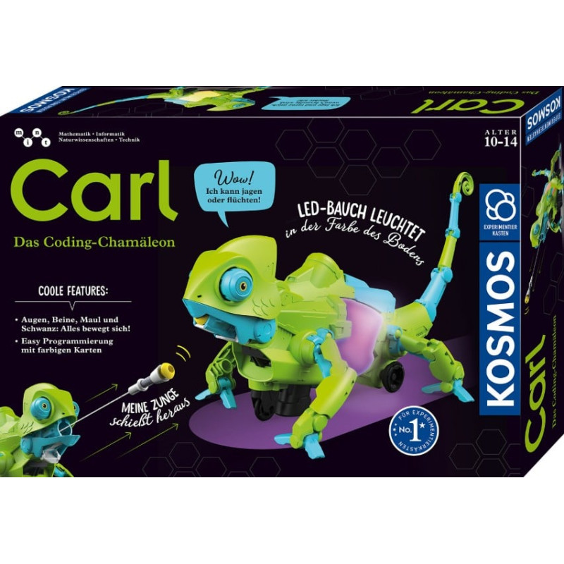 kit sperimentale kosmos carl il camaleonte della codifica multicolore