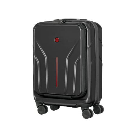 valigia da viaggio wenger hardside carry-on amplix nero [653323]