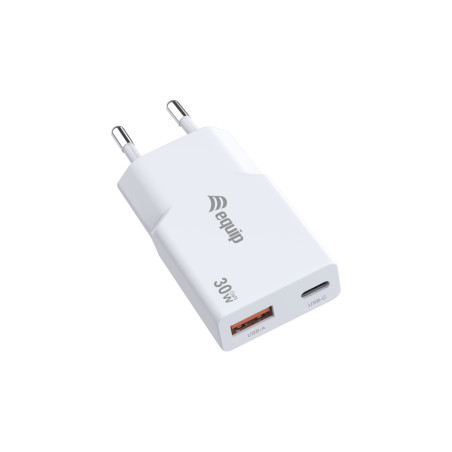 alimentatore da rete equip 245523 da interno 1x usb-c + 1x usb-a