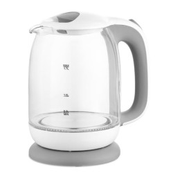 bollitore elettrico in vetro maestro 2200w 1.7l grigio [mr-056-grey]