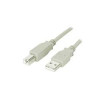 Cavo usb adj 2.0 a/b 1.8mt m/m beige