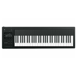 tastiera clavier midi expressive e 61tasti 24 voci nero-bianco