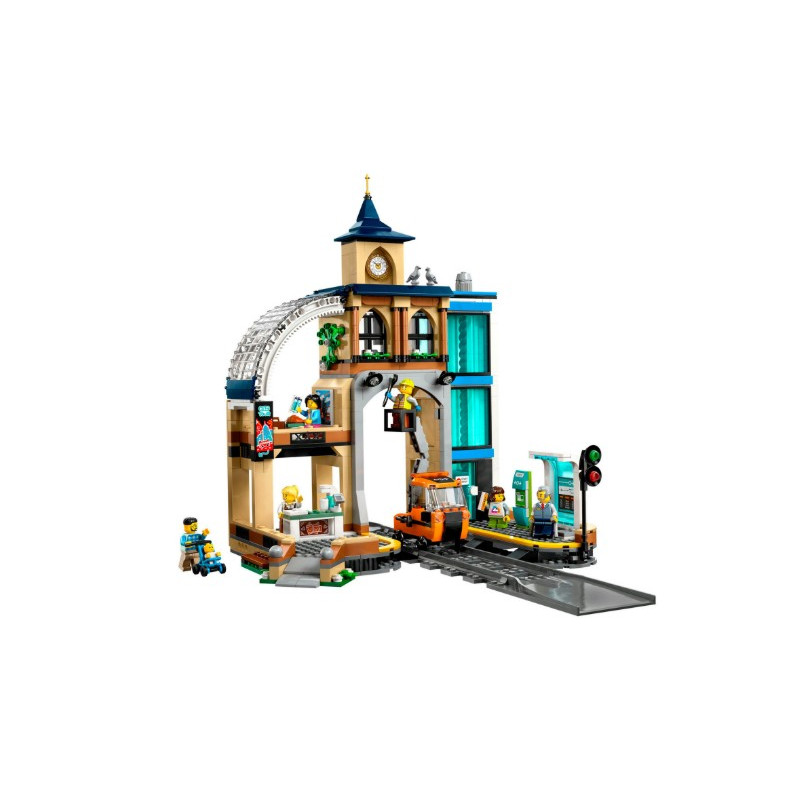 giocattoli da costruzione lego la stazione ferroviaria cittadina