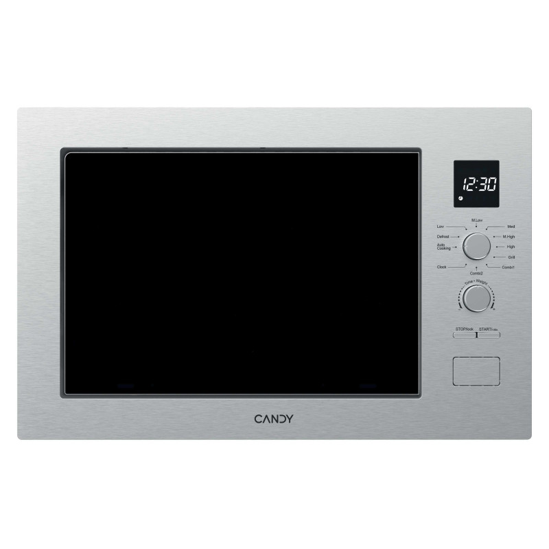 forno a microonde candy da incasso 850w 25l acciaio inox [ca38fl7nwxw]