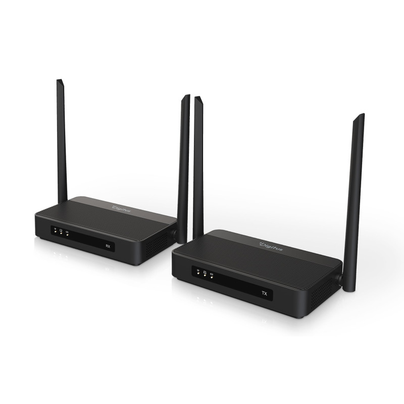 kit di estensione kvm hdmi digitus wireless 4k 60hz 100m nero [ds-55360]