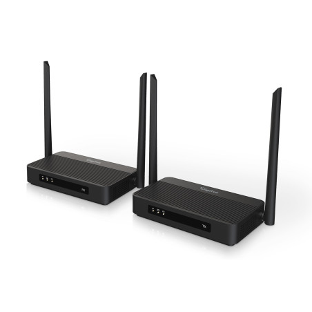 kit di estensione kvm hdmi digitus wireless 4k 60hz 100m nero [ds-55360]