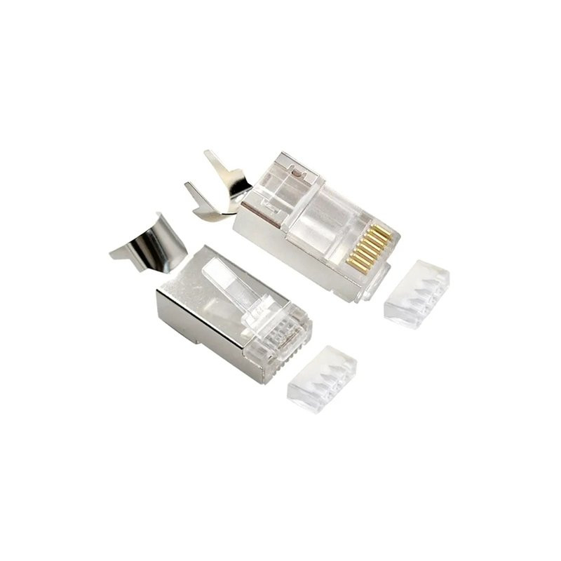 connettore modulare gembird lc-ptf7-01-100 cat7 15u placcato