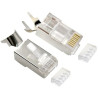 connettore modulare gembird lc-ptf7-01-100 cat7 15u placcato