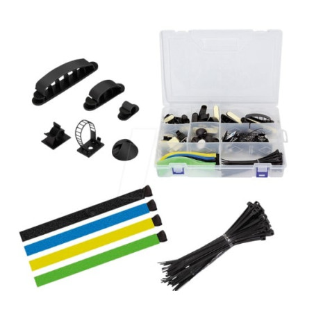 set di fascicoli per cavi logilink misure variabile colore variabile