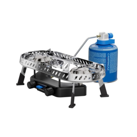 fornello da campeggio campingaz camp & trek twin 2x2000w con