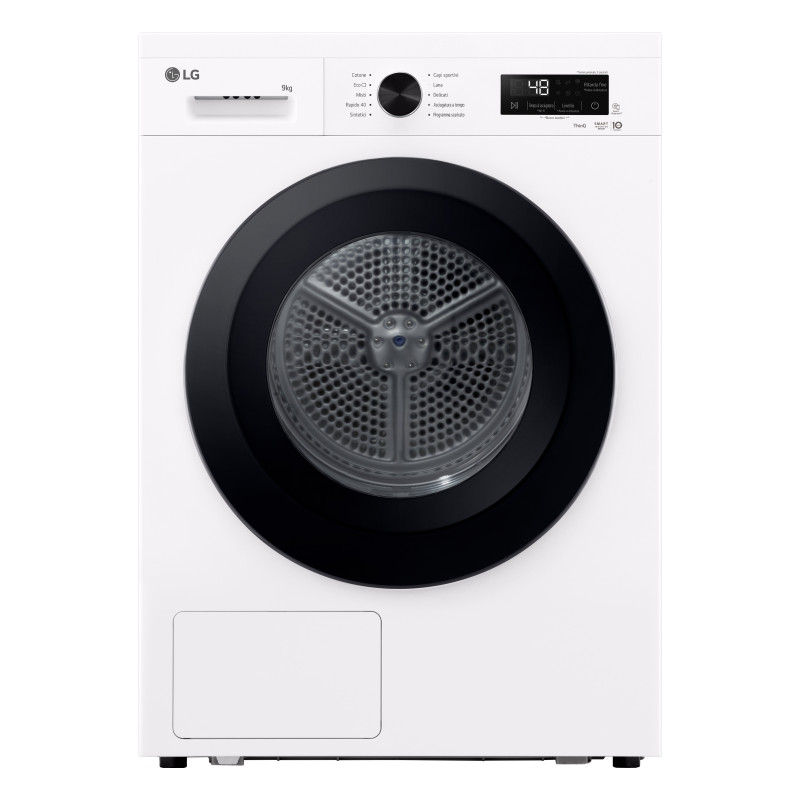asciugatrice lg carica frontale 1.06kwh 9kg classe c bianco [rnx1009nwk]