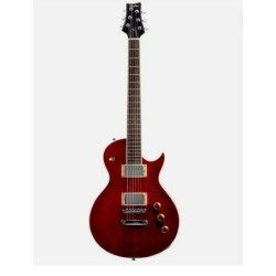chitarra elettrica stenton 100075 6 corde 22 tasti scala 628mm vino