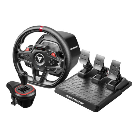 volante da gioco thrustmaster t248r per pc ps4 ps5 nero/rosso