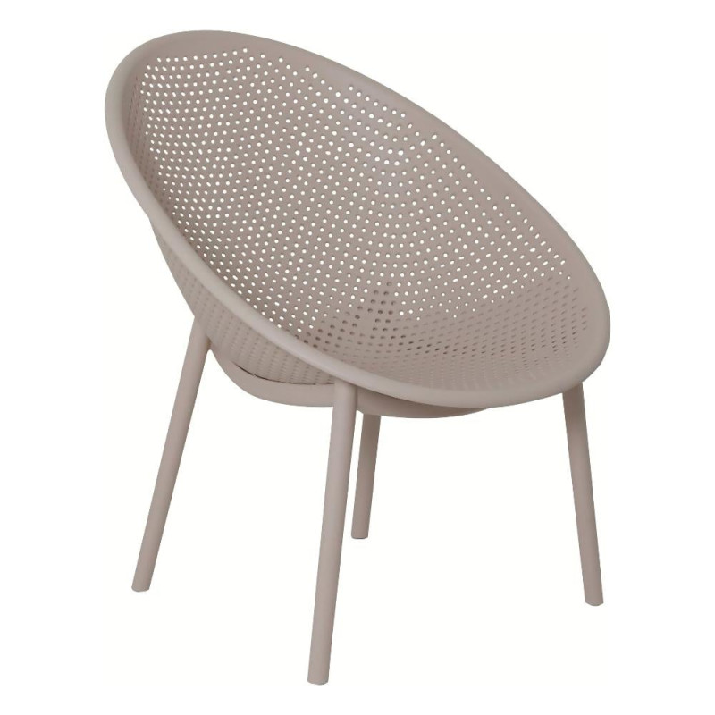poltrona amicasa pp 850 76.5x66x82cm carico ca.120kg polipropilene