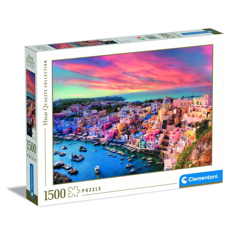 puzzle clementoni 87588 isola di procida 59.2x84.3cm multicolore