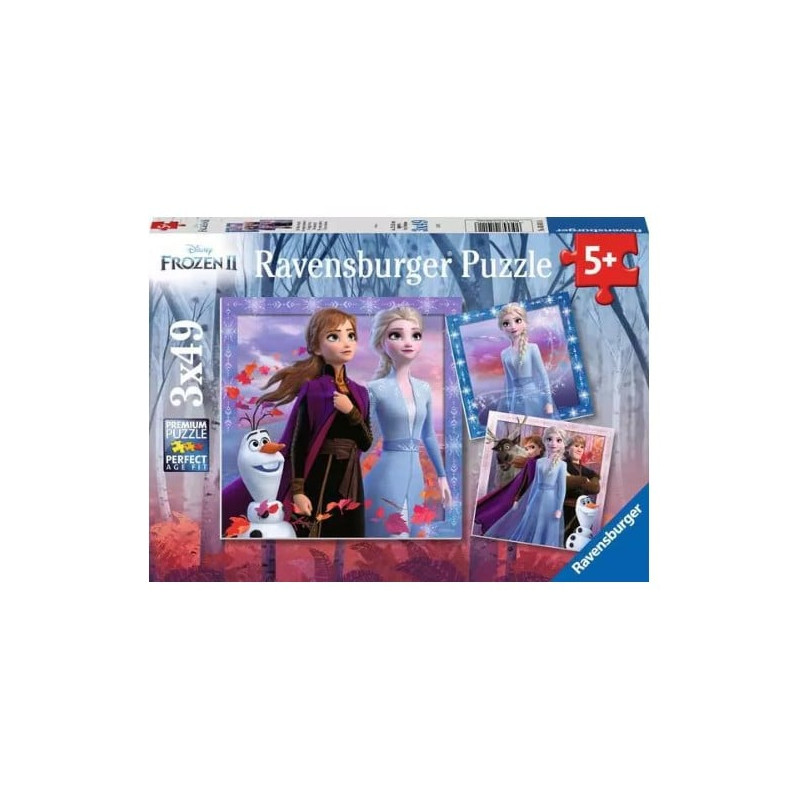puzzle ravensburger il viaggio ha inizio-disney frozen 2 21x21cm
