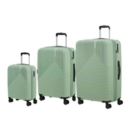 set trolley american tourister niteline 1cabina 1media 1grande 4ruote