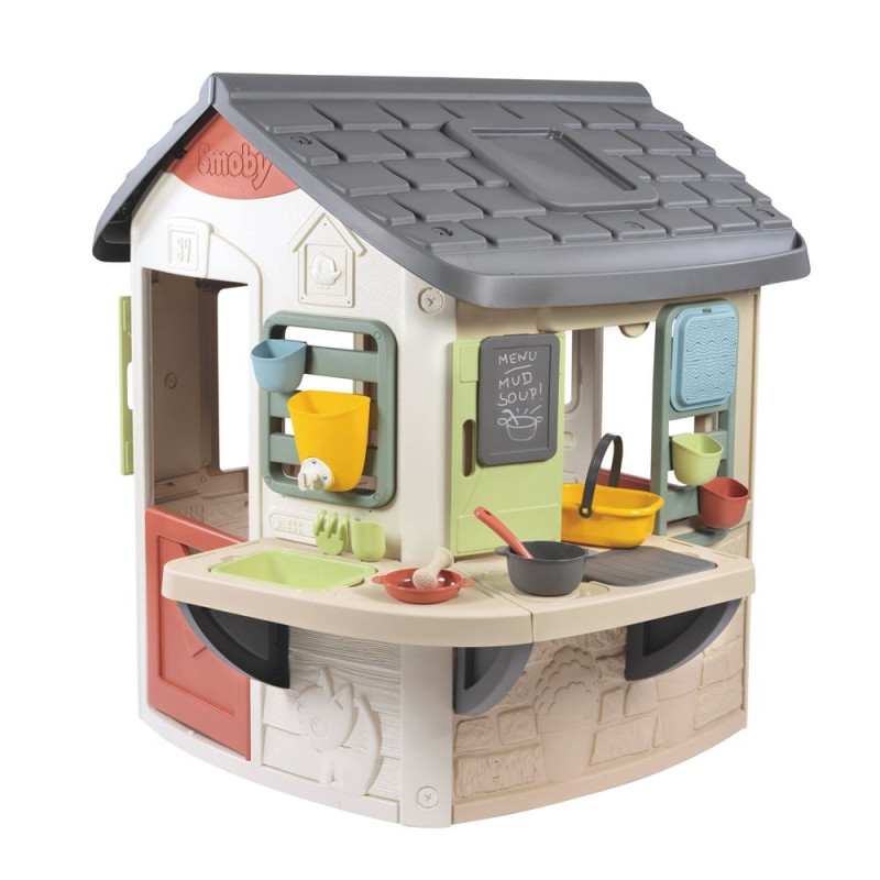 casetta da giardino smoby mud cooking house 2+ 132.1x139.6x143.9cm