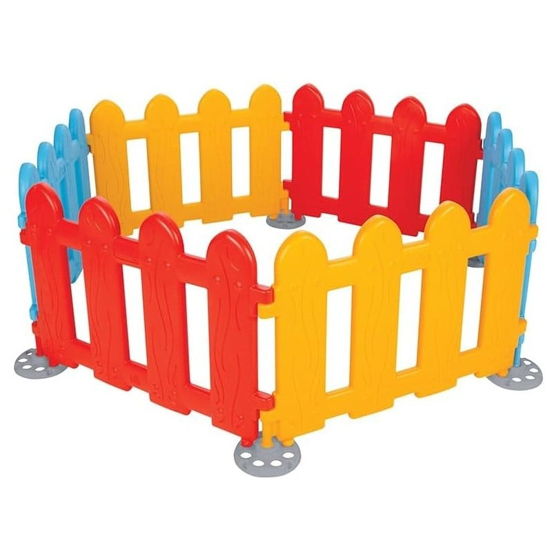 set da gioco mandelli 705000561 madmat staccionata 135x155x52cm muticolore