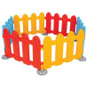set da gioco mandelli 705000561 madmat staccionata 135x155x52cm muticolore