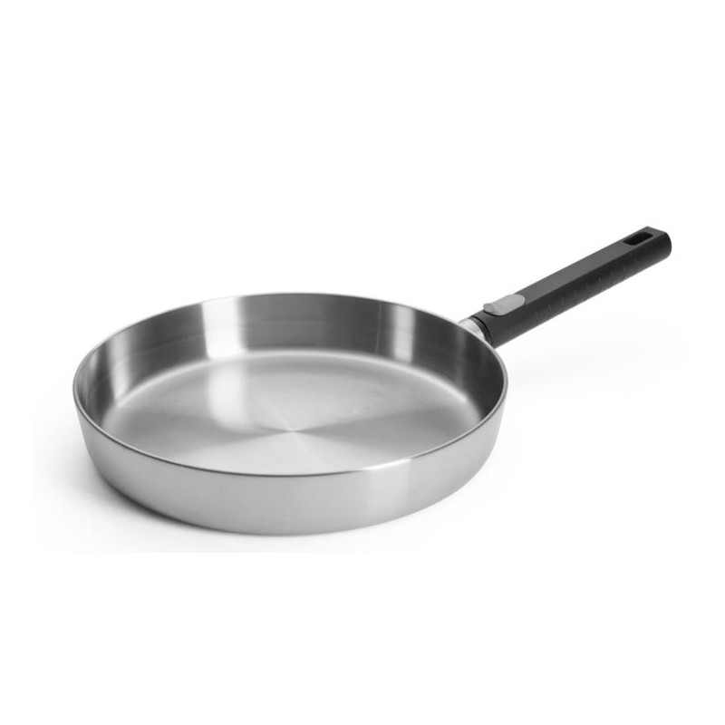 padella woll 1528lcs "logic steel" 28cm con manico rimovibile