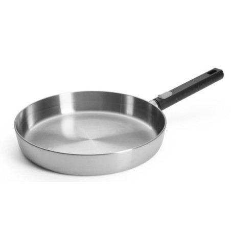 padella woll 1528lcs "logic steel" 28cm con manico rimovibile