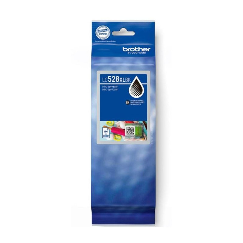 cartuccia a getto d'inchiostro brother lc528xlbk 12000 pagine