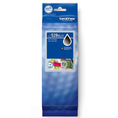 cartuccia a getto d'inchiostro brother lc528xlbk 12000 pagine