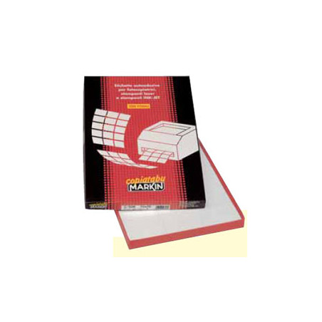 etichette markin adesiva c/544 bianca 100 fogli (16 etichette da
