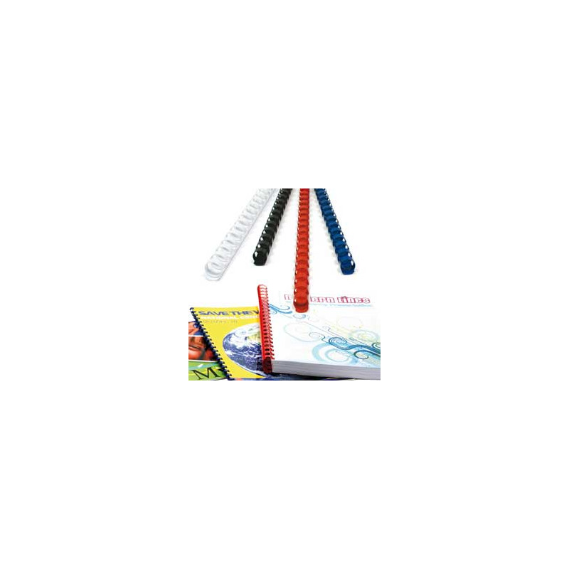 50 dorsi plastici 21 anelli 50mm blu [pb450-04t]