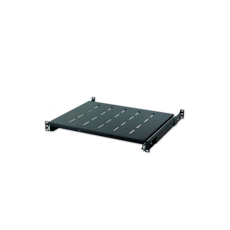 mensola per rack 19'' estraibile 550mm nera