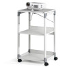 carrello per videoproiettore serie system grigio [3701-10]