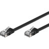 cavo di rete techly piatto in rame cat.6 nero utp 0,5m