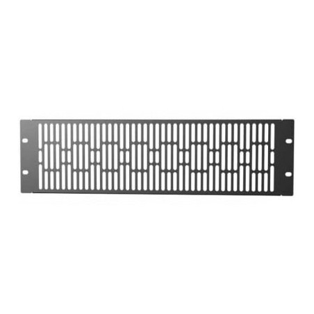 pannello di chiusura techly ventilato 3u nero per rack audio video