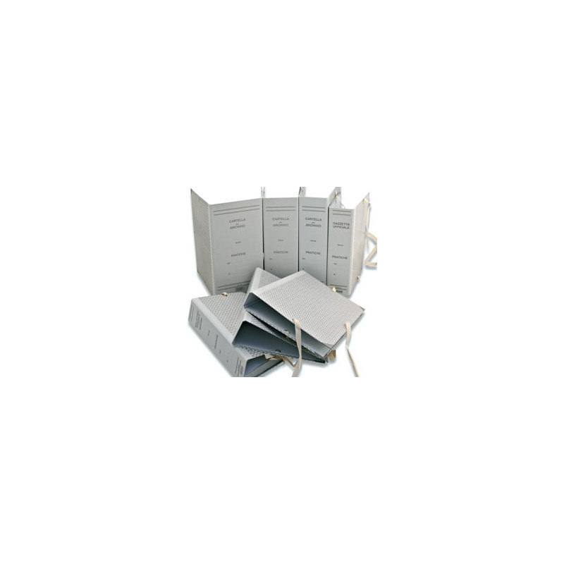 faldone con legacci rivettati 35x25cm dorso 20cm [ca20]