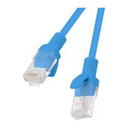 cavo di rete patch lanberg rj45 - rj45 u/utp 0.25m cat.5e blu