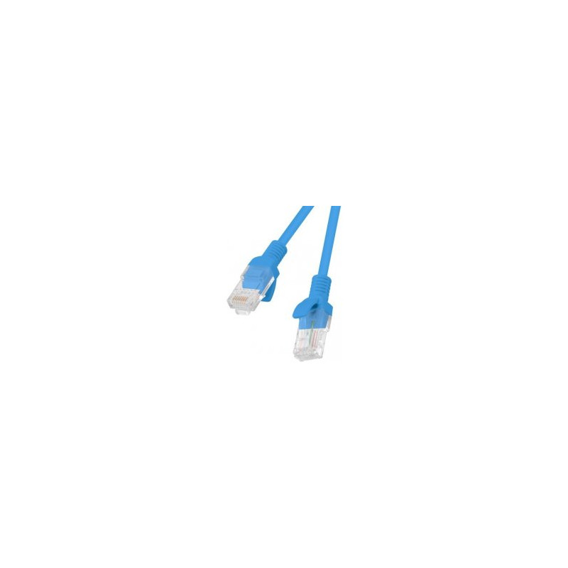 cavo di rete patch lanberg rj45 - rj45 u/utp 0.25m cat.5e blu