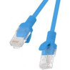 cavo di rete patch lanberg rj45 - rj45 u/utp 0.25m cat.5e blu