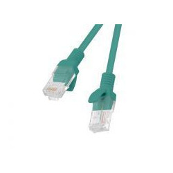 cavo di rete patch lanberg utp cat.5e 0.5m verde [pcu5-10cc-0050-g]