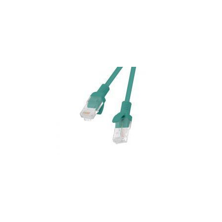 cavo di rete patch lanberg utp cat.5e 0.5m verde [pcu5-10cc-0050-g]