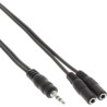 cavo audio inline sdoppiatore y, jack 3,5mm maschio a 2x jack 3,5mm