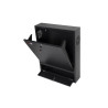 armadio rack a muro wp europe 19" nvr 2u 600x150x750mm nero