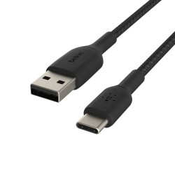 cavo usb-c belkin usb-c/usb-a 1m nero cab002bt1mbk [cab002bt1mbk]