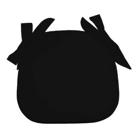 cuscino sagomato con lacci - nero - olibo'