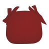 cuscino sagomato con lacci - bordeaux - olibo'