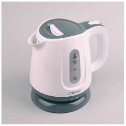 bollitore elettrico maestro 1l 1100w grigio/bianco [mr-013 grigio]