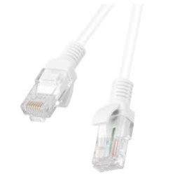 cavo patch lanberg cat6 u/utp m/m 1m bianco [pcu6-10cc-0100-w]