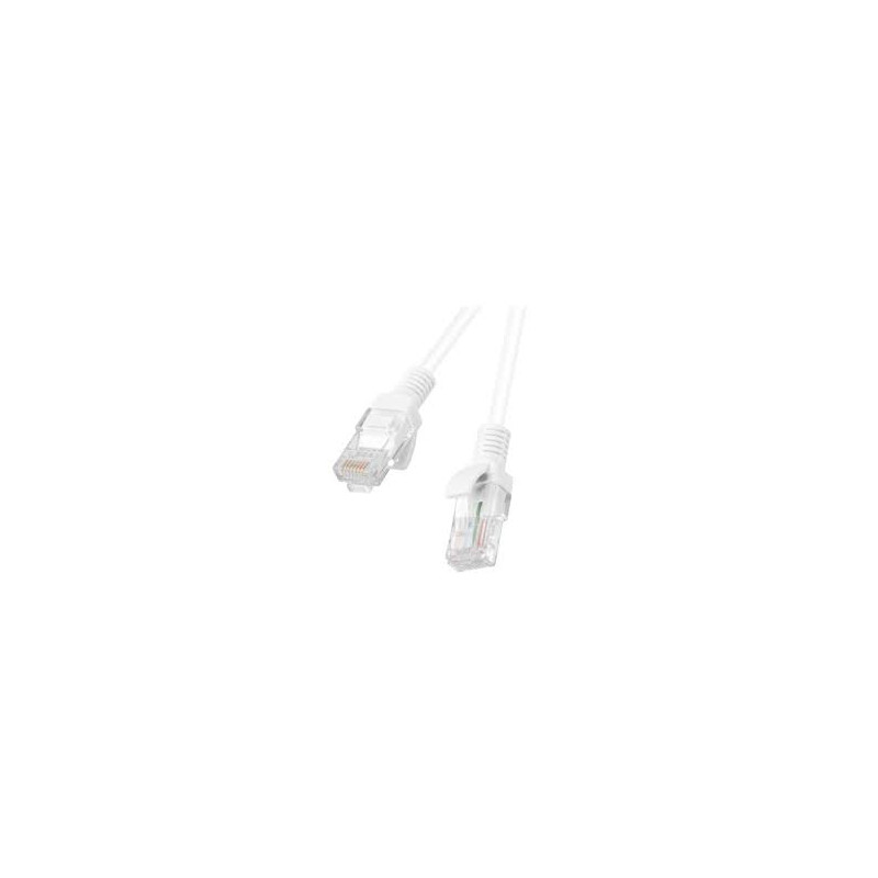 cavo patch lanberg cat6 u/utp m/m 1m bianco [pcu6-10cc-0100-w]