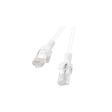 cavo patch lanberg cat6 u/utp m/m 1m bianco [pcu6-10cc-0100-w]
